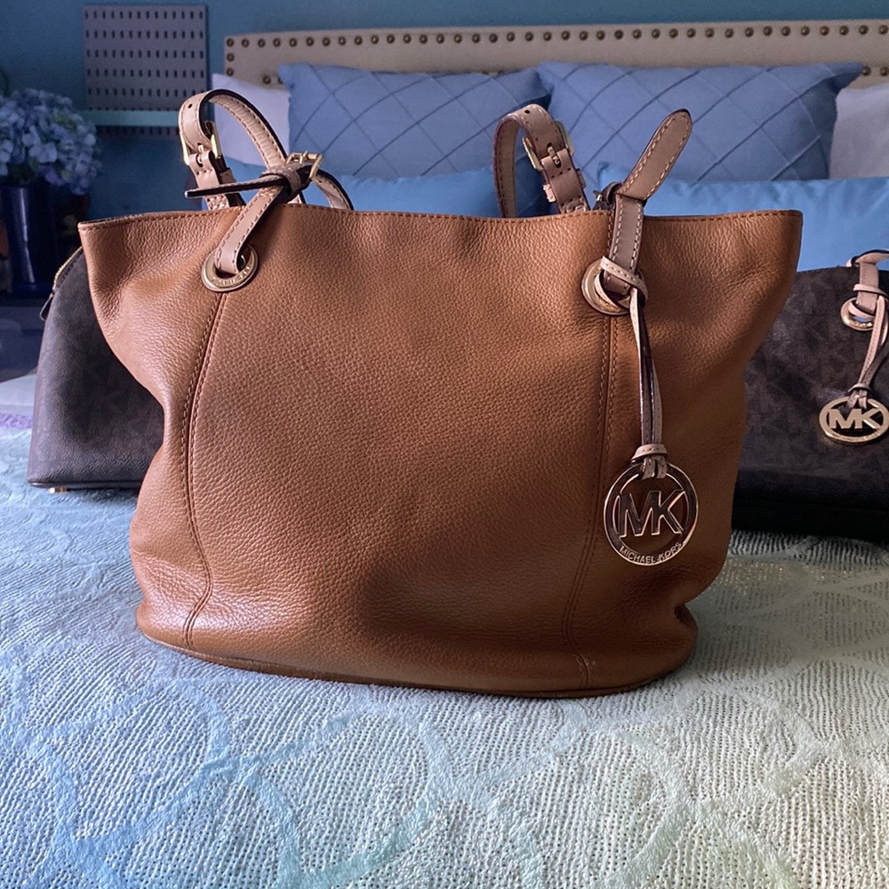 Tan MK Bag